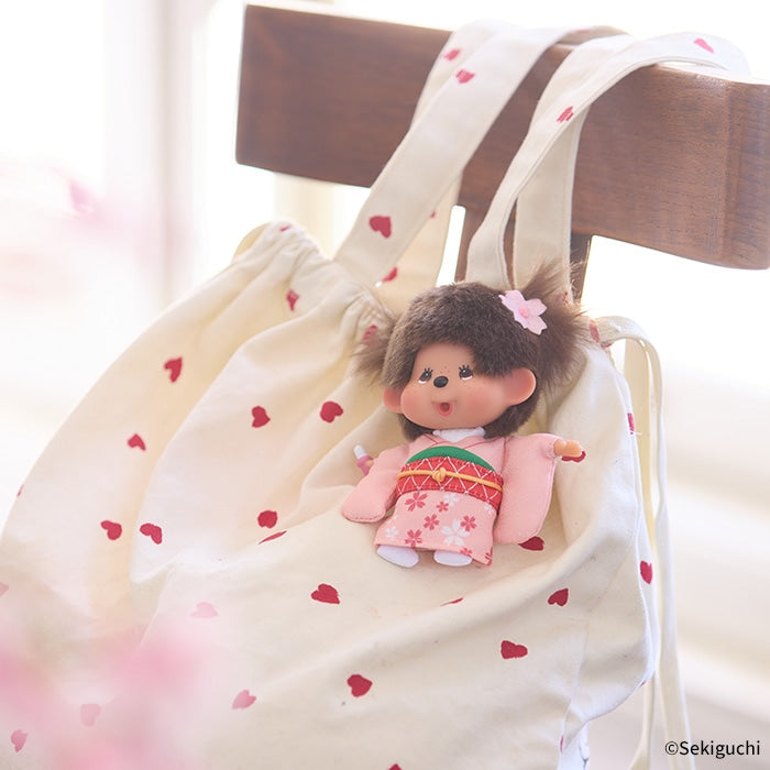 [Monchhichi] Sakura Kimono Monchhichi Keychain
