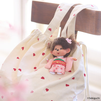 [Monchhichi] Sakura Kimono Monchhichi Keychain