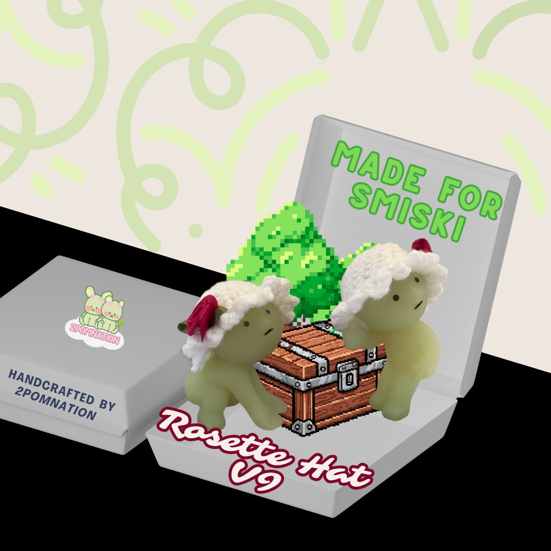 [2POM MADE] Smiski Figure - Rosette Collection