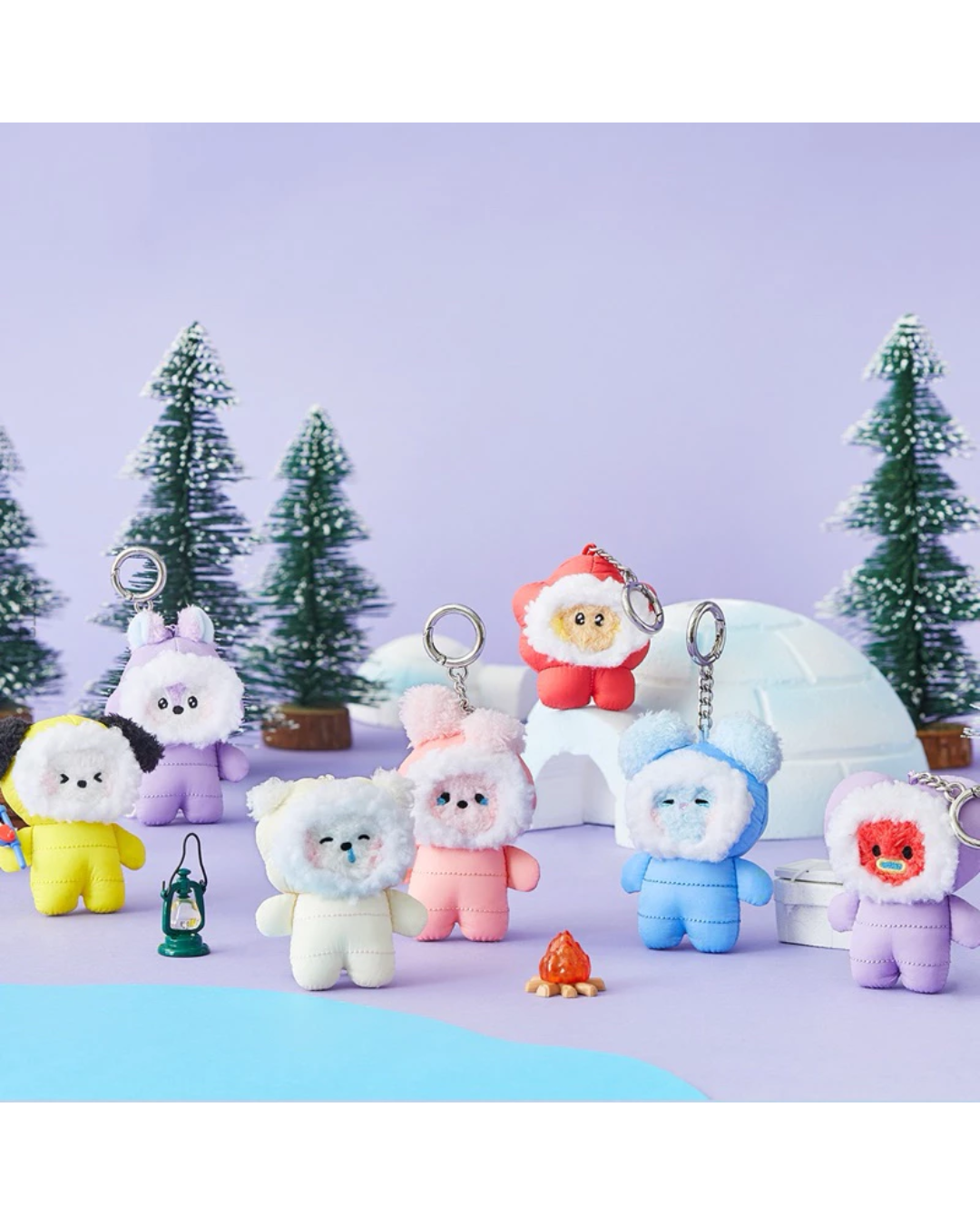 [MERCH] BT21 Winter Christmas Mini Minini Winter Keychain