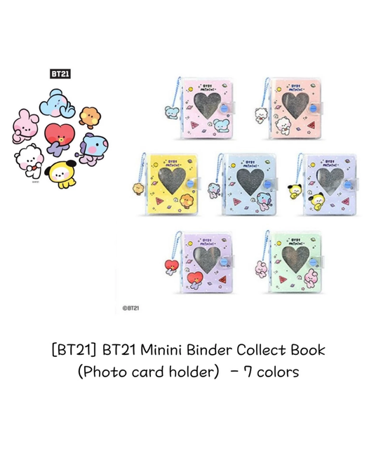[MERCH] BT21 Minini Binder Collect Book (Photo card holder) - SHOOKY