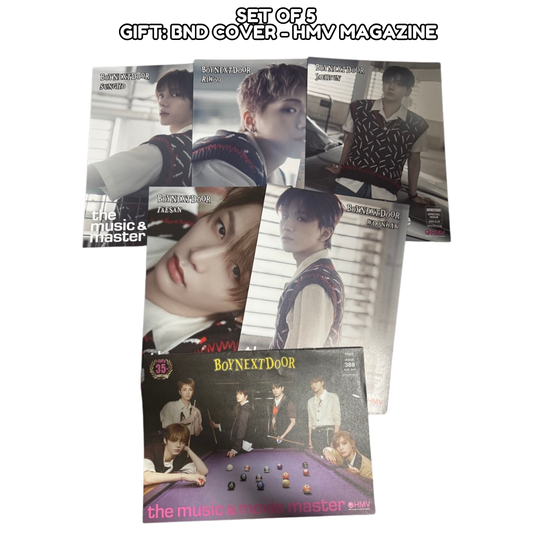 [POB] Boynextdoor BoyLife HMV Music Master A5 Poster