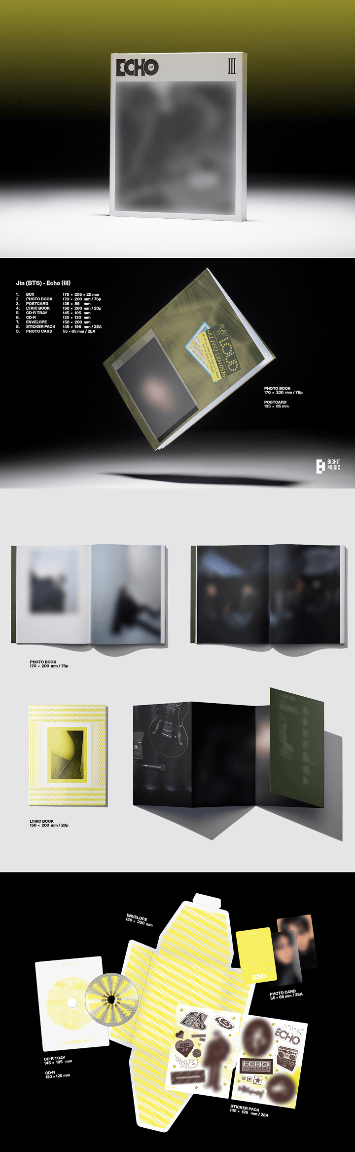 [ALBUM] Jin (BTS) Echo (Standard / Weverse Albums ver.)