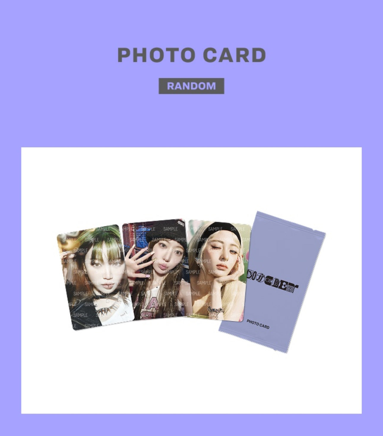 [PC] Le sserafim Japan Different Photocard PC