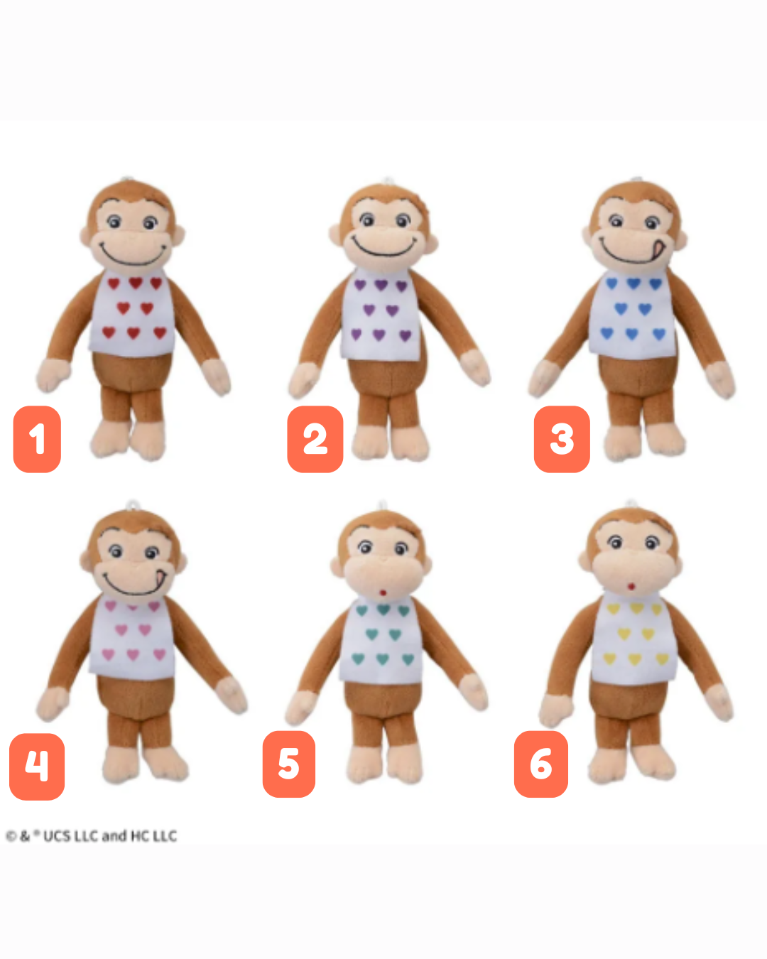 [CURIOUS GEORGE] Curious George mascot Colorful Apron