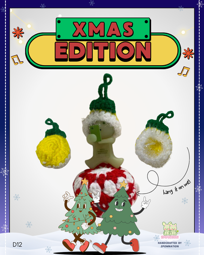 [2POM MADE] Smiski Figure - 2025 Xmas Ornament Decor Hat Edition