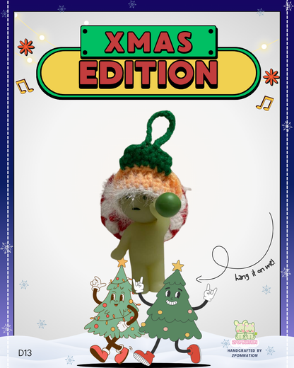 [2POM MADE] Smiski Figure - 2025 Xmas Ornament Decor Hat Edition