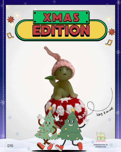 [2POM MADE] Smiski Figure - 2025 Xmas Ornament Decor Hat Edition