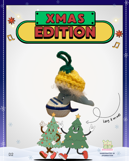 [2POM MADE] Smiski Figure - 2025 Xmas Ornament Decor Hat Edition