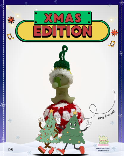 [2POM MADE] Smiski Figure - 2025 Xmas Ornament Decor Hat Edition