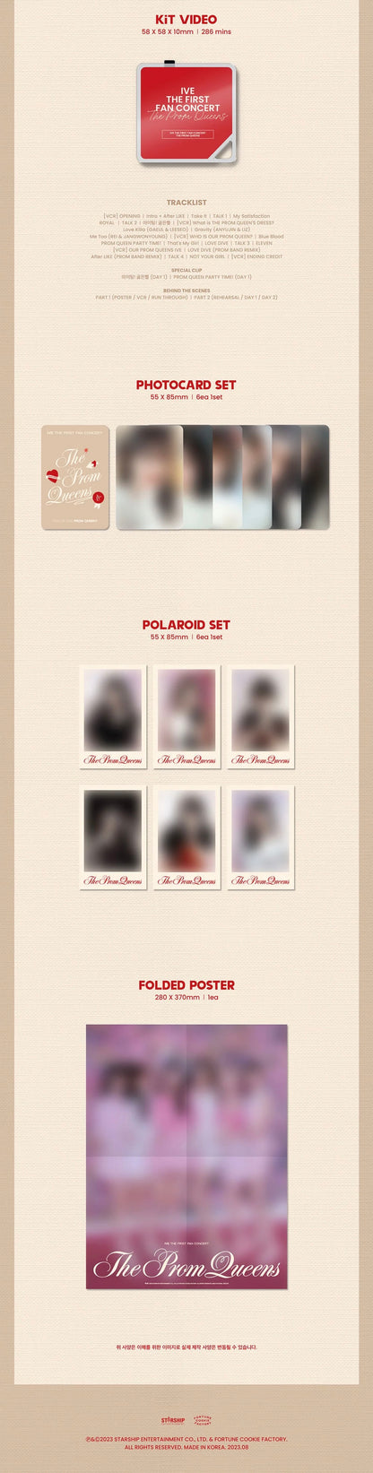 [KIT] IVE THE FIRST FAN CONCERT The Prom Queens KIT VIDEO