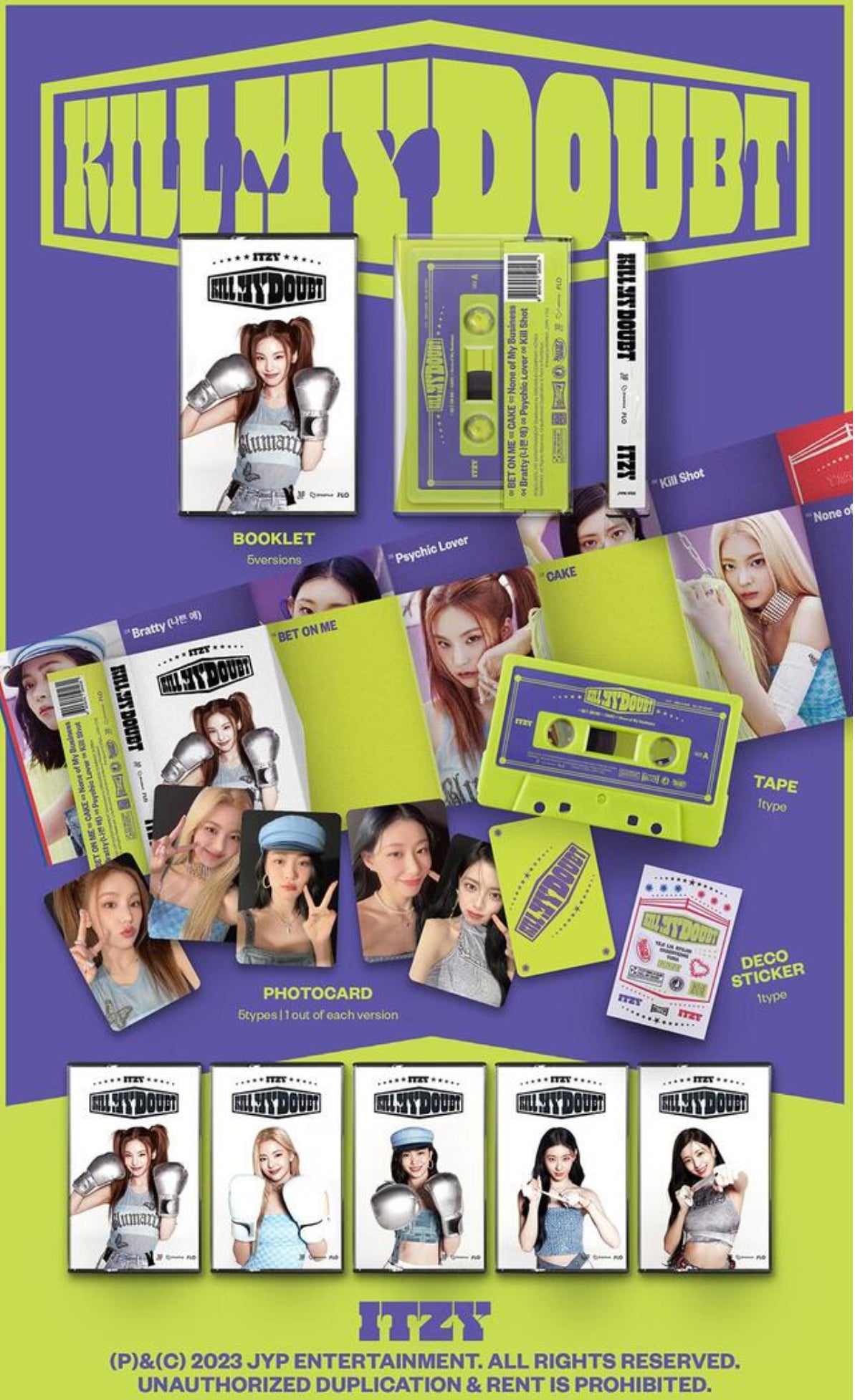 [ALBUM] ITZY KILL MY DOUBT(CASSETTE)