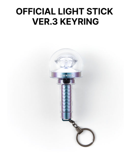 [MERCH] Seventeen Official Light Stick Ver.3 Keyring Caratbong