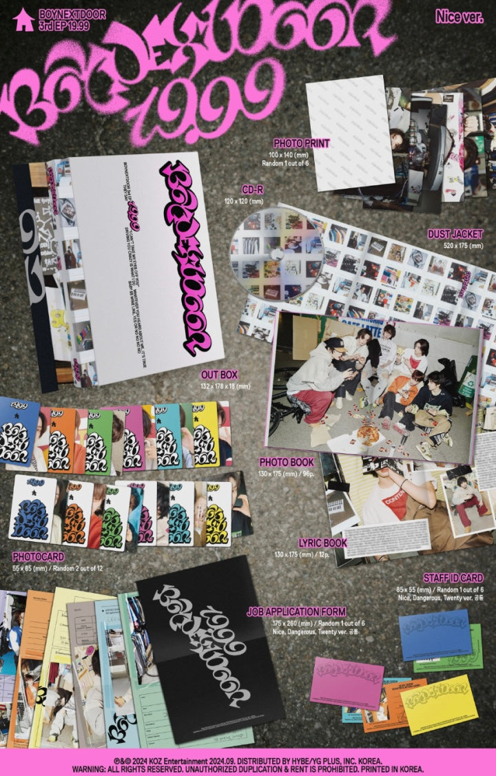 [ALBUM] BOYNEXTDOOR 3rd EP 19.99