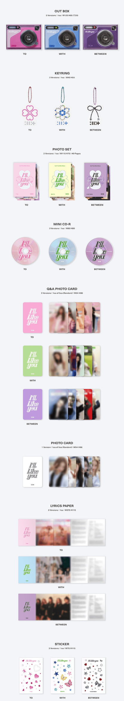 [ALBUM] ILLIT 2nd Mini Album 'I'LL LIKE YOU' (GLLIT ver.)