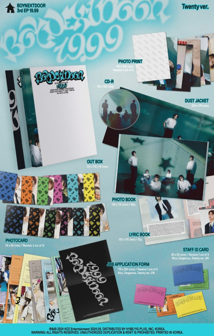 [ALBUM] BOYNEXTDOOR 3rd EP 19.99