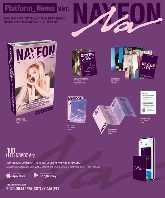 [ALBUM] NAYEON THE 2nd MINI ALBUM 'NA' (Platform Nemo ver.)