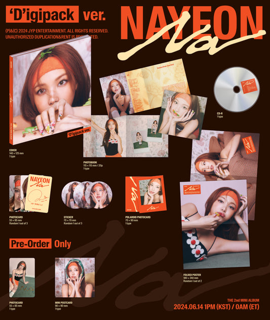 [ALBUM] NAYEON THE 2nd MINI ALBUM 'NA' (Digipack ver.)