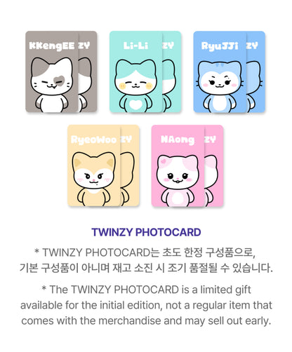[MERCH] ITZY TWINZY PLUSH MINI Ver. - BORN TO BE Ryeowoo