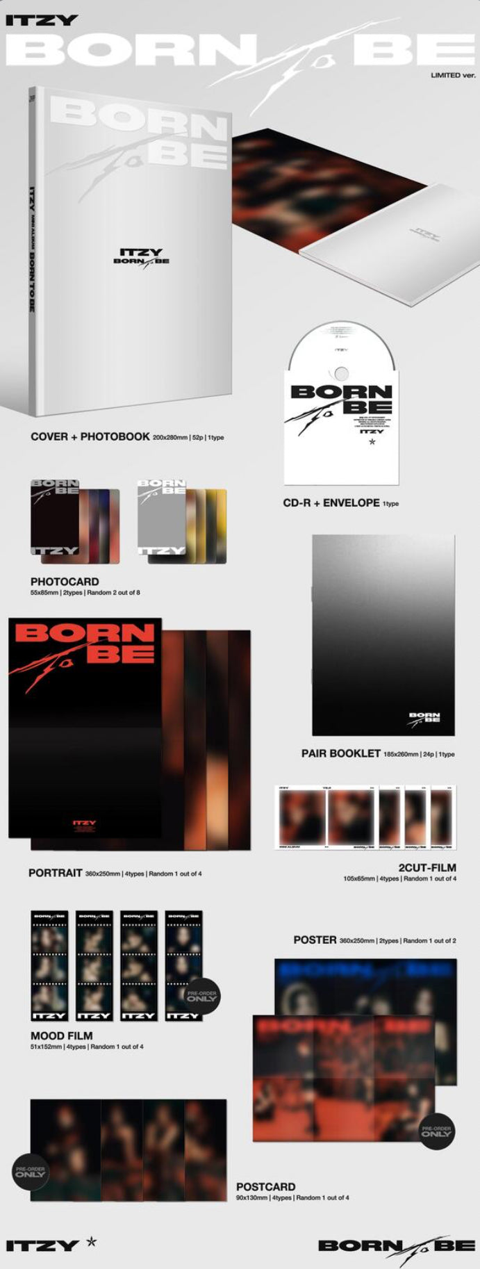 [ALBUM] ITZY BORN TO BE LIMITED VER.