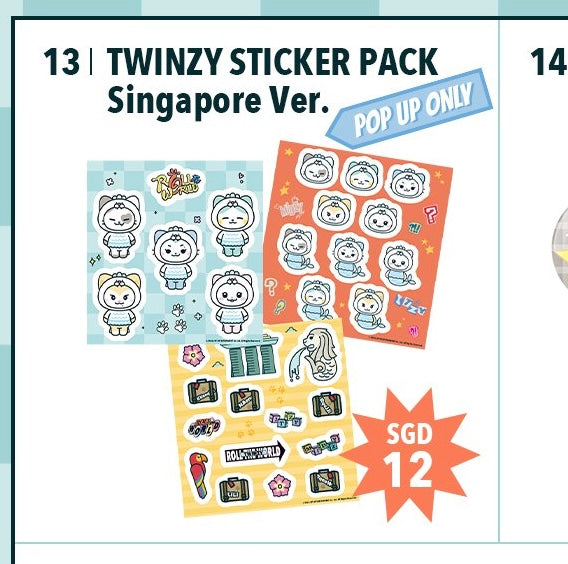 [MERCH] ITZY TWINZY Stick Pack Singapore Ver