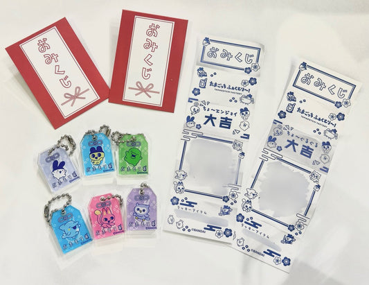 [TAMAGOTCHI] Tamagotchi Factory - Omamori Fortune Telling Acrylic Keychain