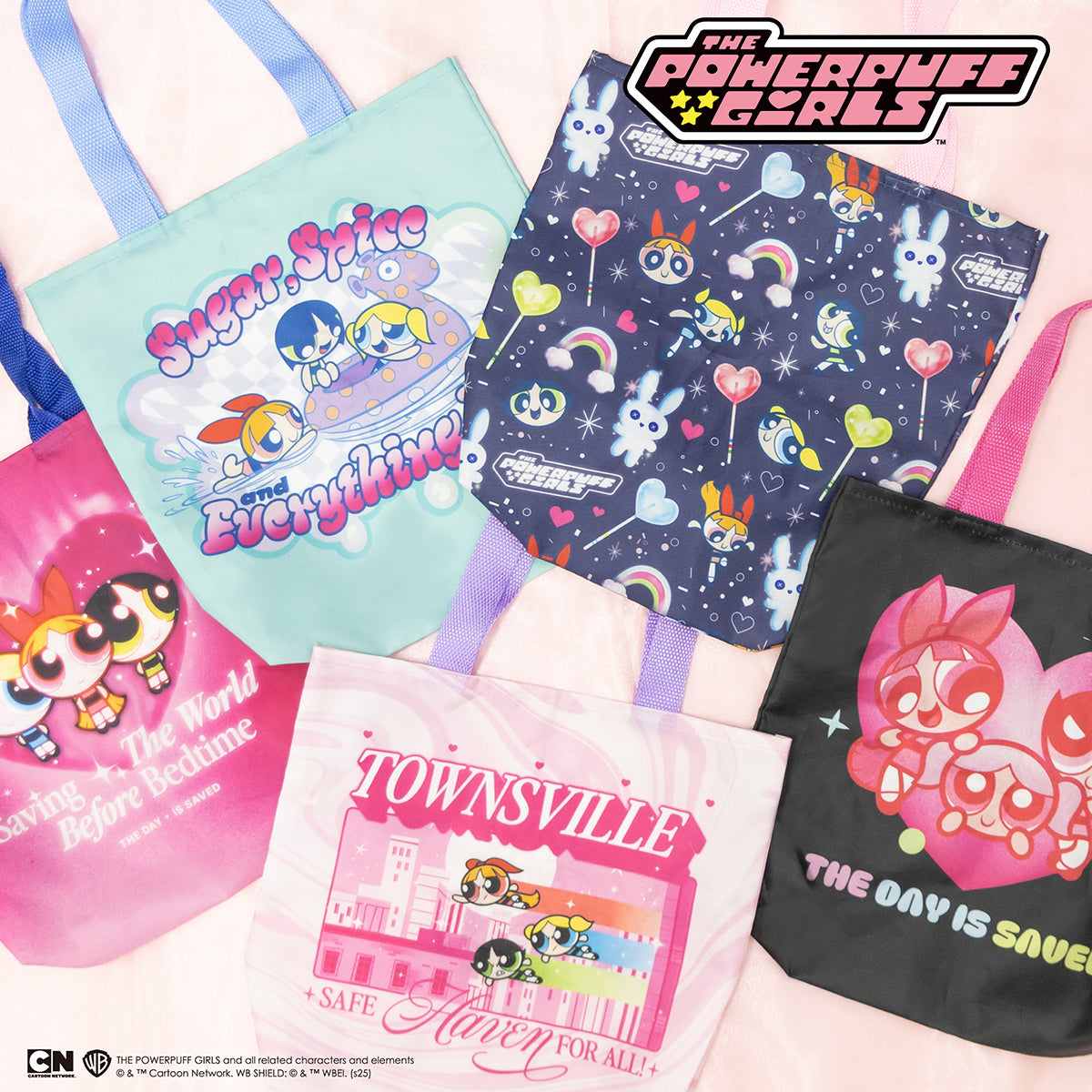 [GASHAPON] Powerpuff Girls Cute Tote Bag