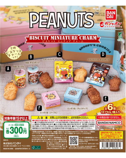 [GACHA] PEANUTS Biscuit Miniature Charm