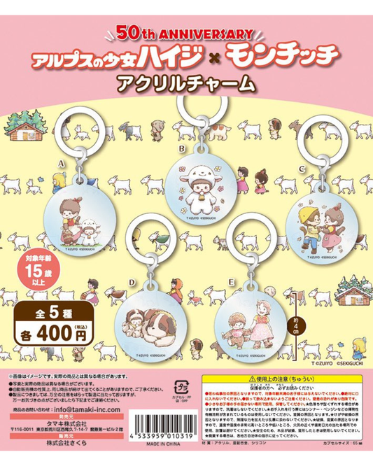 [GACHA] 50th Anniversary Heidi, Girl of the Alps × Monchhichi