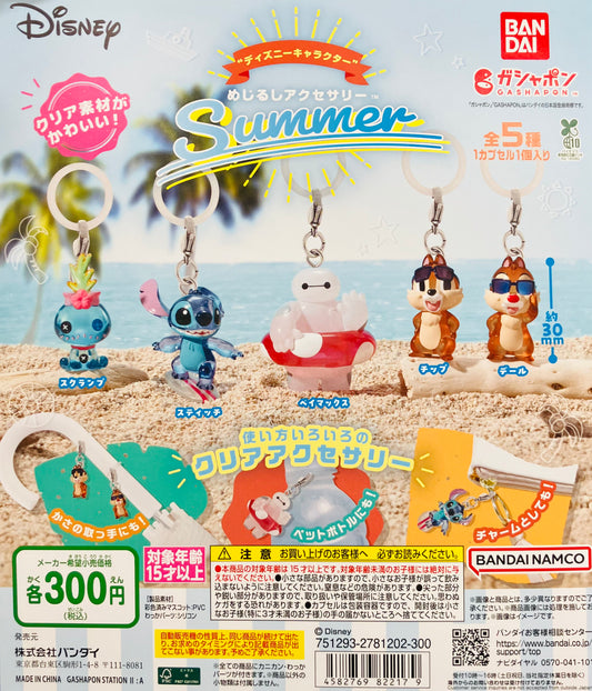 [GASHAPON] Disney Characters Summer Bookmark Accessory gacha gachapon capsule