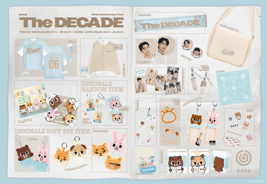 [MERCH] DAY6 10th Anniversary Tour ＜The DECADE＞ in JAPAN OFFICIAL GOODS