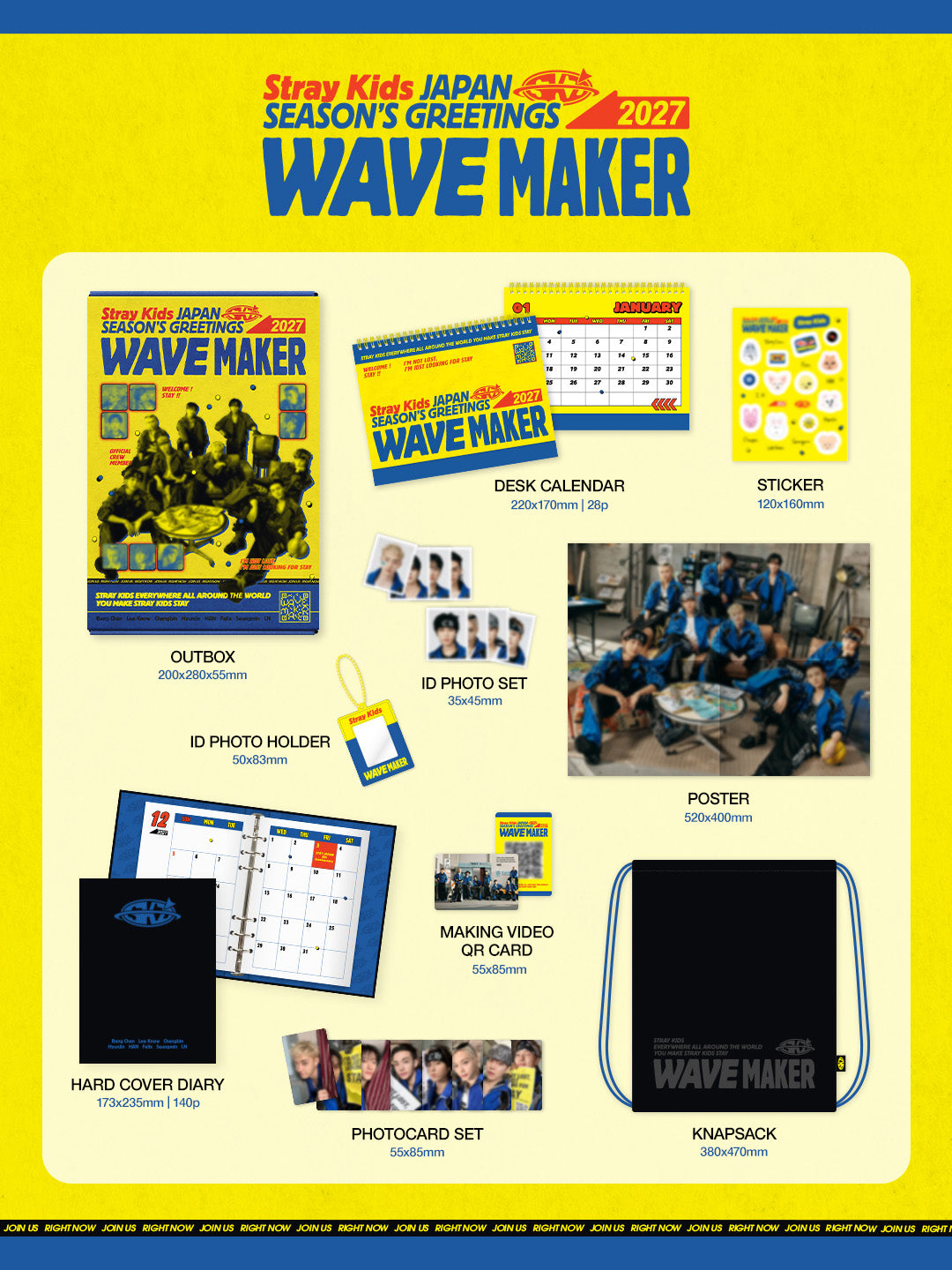 [2027] Stray Kids JAPAN SEASON’S GREETINGS 2027 “WAVE MAKER”