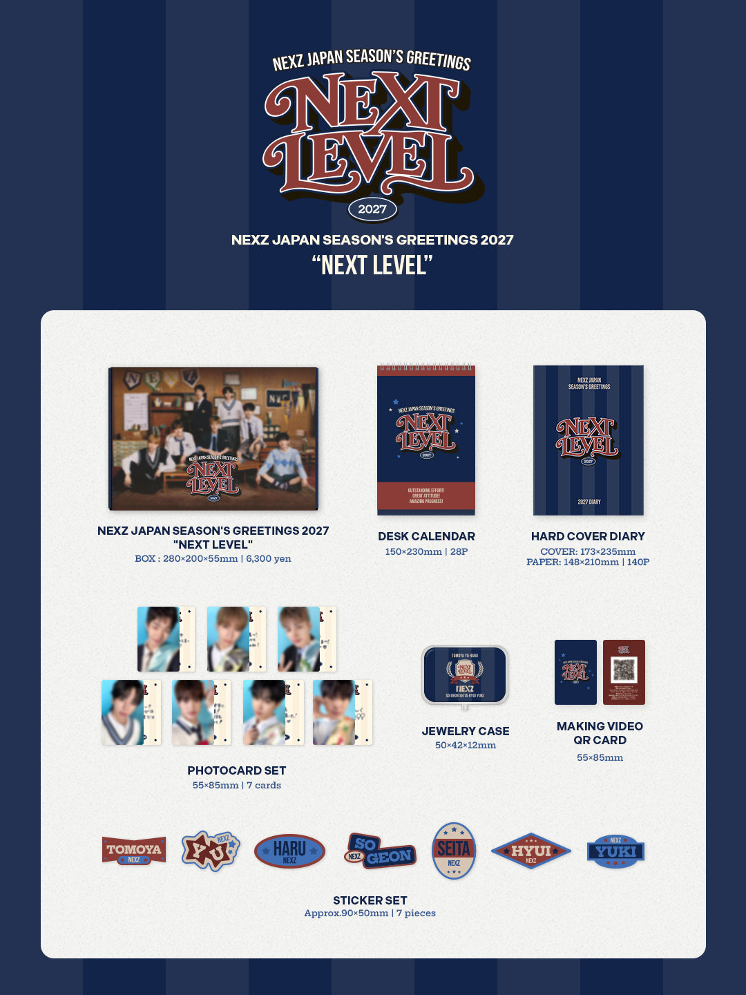 [2027] NEXZ JAPAN SEASON'S GREETINGS 2027 “NEXT LEVEL”