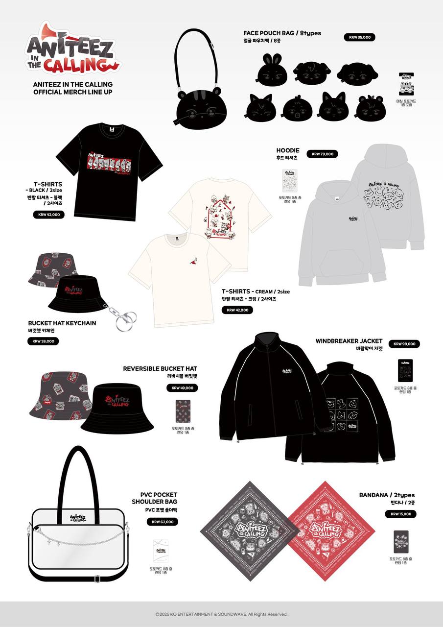 [MERCH] ATEEZ ANITEEZ IN THE CALLING MD