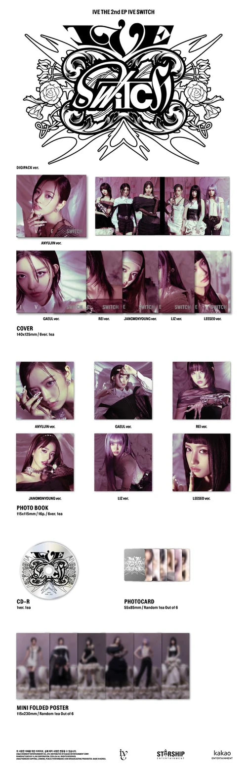 [ALBUM] IVE 2nd EP IVE SWITCH (Digipack Ver.)