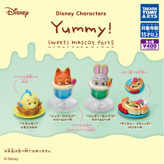 [GASHAPON] Disney characters Yummy! Sweets Mascot Part 2