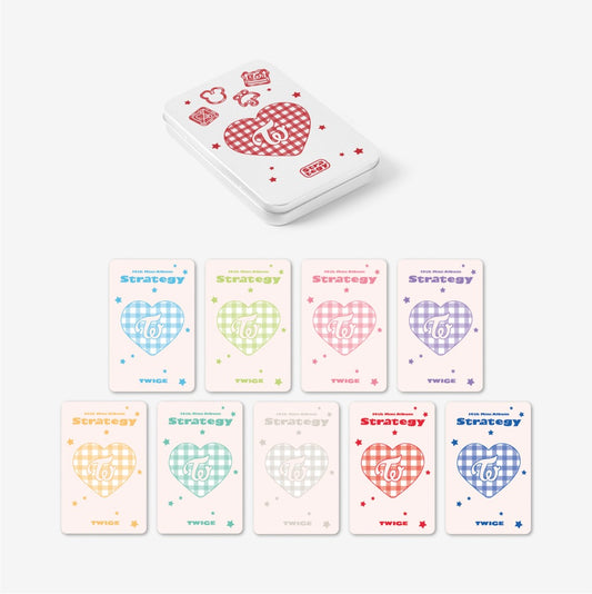 [MERCH] TWICE TINCASE PHOTOCARD SET - TWICE STRATEGY MD POP-UP In SEOUL
