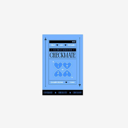 [MERCH] ITZY TRADING CARD- THE 1ST WORLD TOUR CHECKMATE