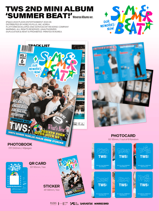 [ALBUM] TWS 2nd Mini Album SUMMER BEAT! (Weverse Albums ver.)