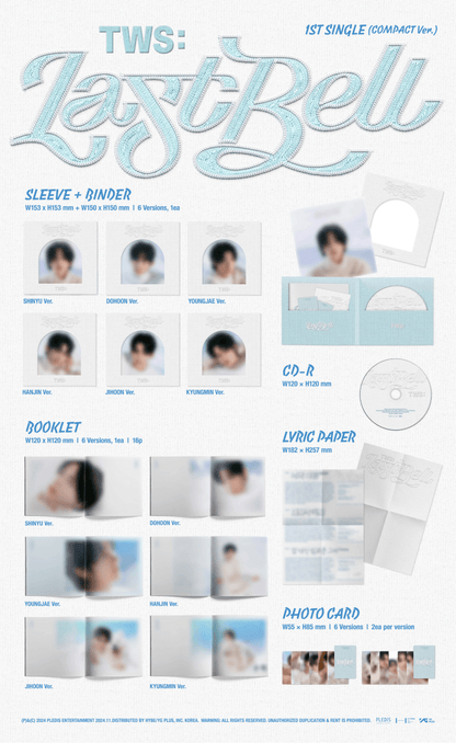 [ALBUM] TWS 1st Single Last Bell (COMPACT Ver.) (Random)