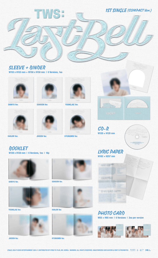 [ALBUM] TWS 1st Single Last Bell (COMPACT Ver.) (Random)