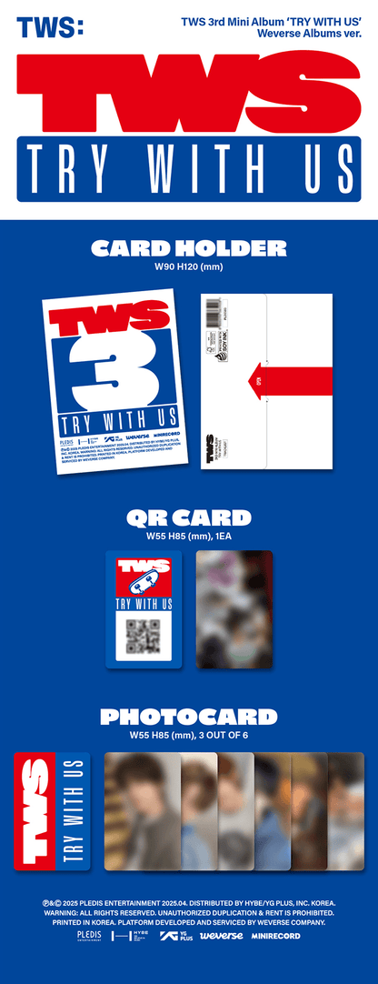 [ALBUM] TWS 3rd Mini Album 'TRY WITH US' (Weverse Albums ver.) + WEVERSE GIFT