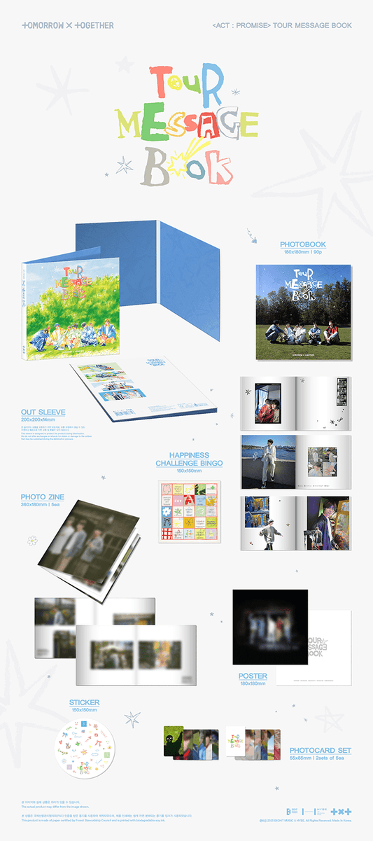 [PHOTOBOOK] TXT <ACT : PROMISE> TOUR MESSAGE BOOK + Weverse GIFT