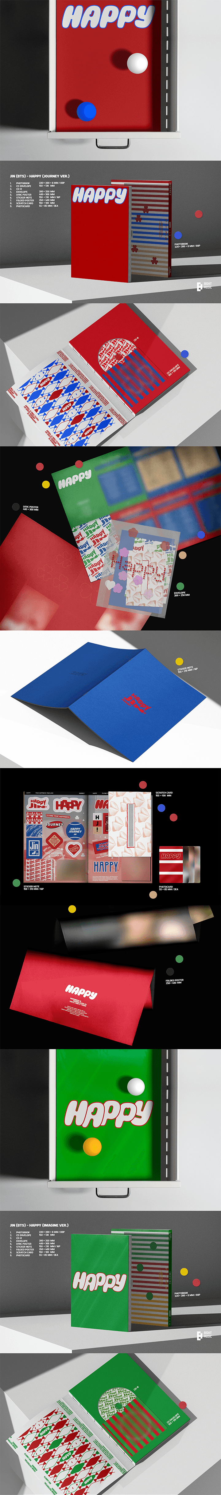 [ALBUM] Jin (BTS) Happy (Standard / Weverse Albums ver.) + WEVERSE GIFT