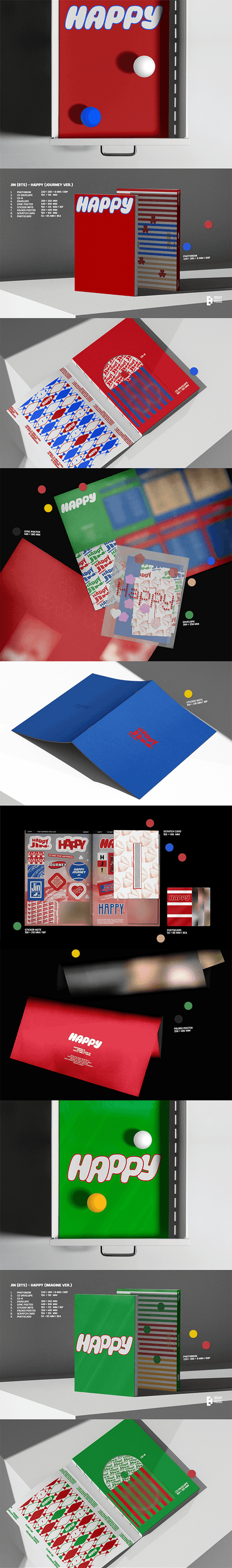 [ALBUM] Jin (BTS) Happy (Standard / Weverse Albums ver.) + WEVERSE GIFT