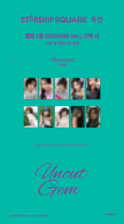 [ALBUM] KiiiKiii The 1st EP UNCUT GEM (DIGGING ver.) + STARSHIP SQ GIFT