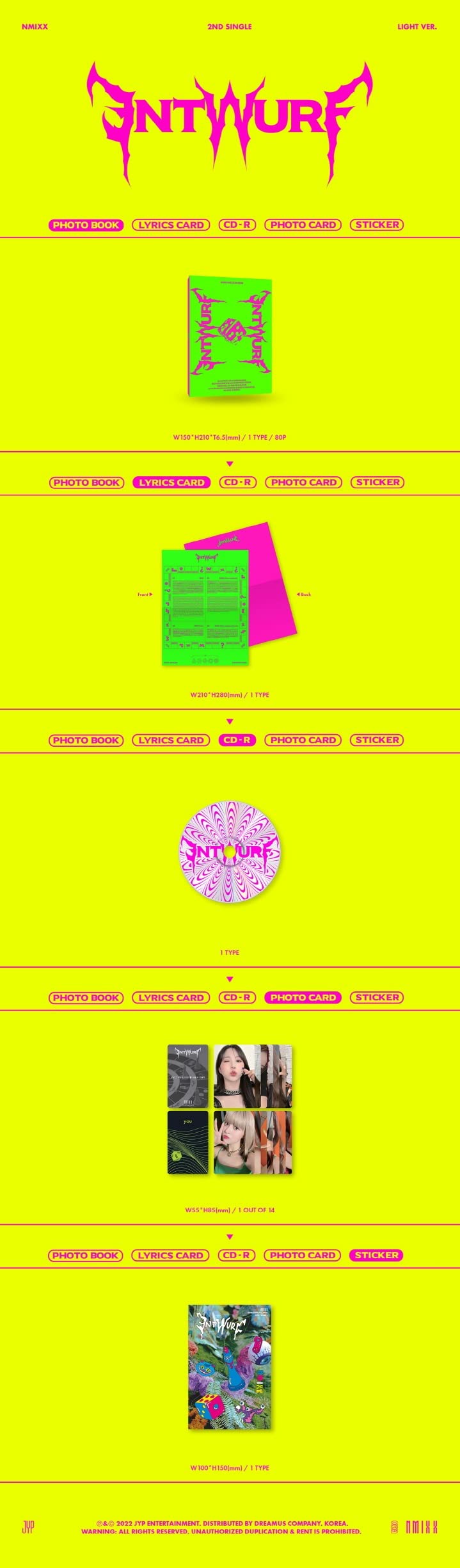 [ALBUM] NMIXX 2nd Single ENTWURF (Limited / Standard Ver.)