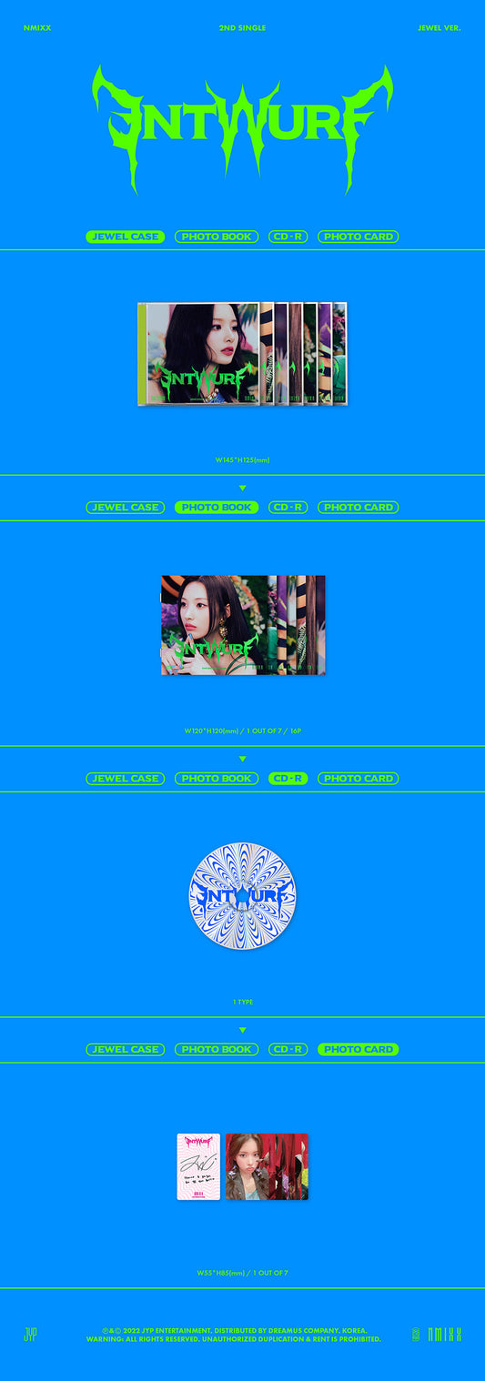 [ALBUM] NMIXX 2nd Single ENTWURF (Jewel Case Ver.)