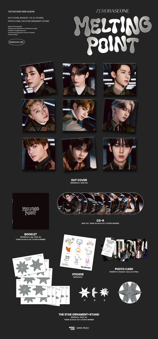 [ALBUM] ZEROBASEONE MELTING POINT (DIGIPACK ver.)