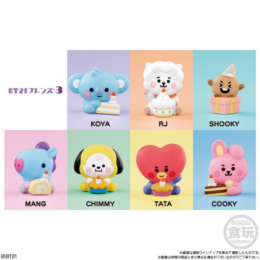 [COLLAB] BANDI BT21 BTS Friends 3 Figure Figurine